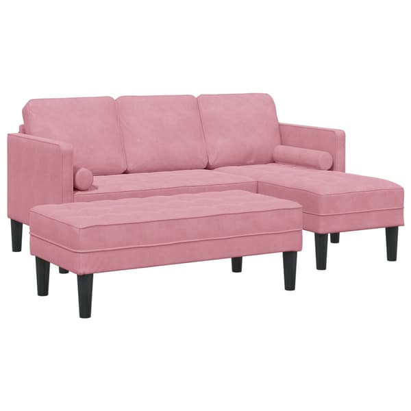 Soffset 2 st Rosa Polyester