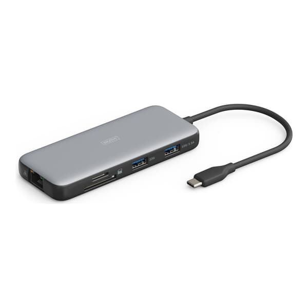DIGITUS - dockningsstation - USB-C 3.2 Gen 2 - HDMI - 1GbE