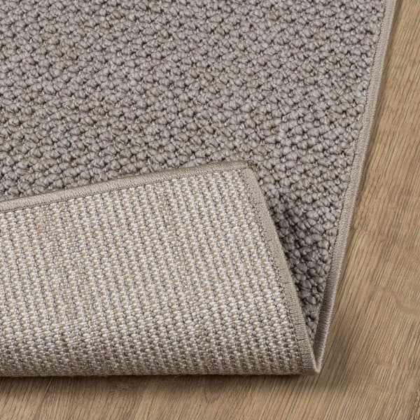 Områdesmattor Rektangulär LUGO Taupe 80 x 150 cm Polyester