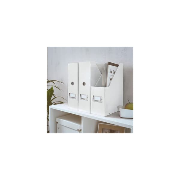 Tidskriftssamlare ClicknStore A4 vit