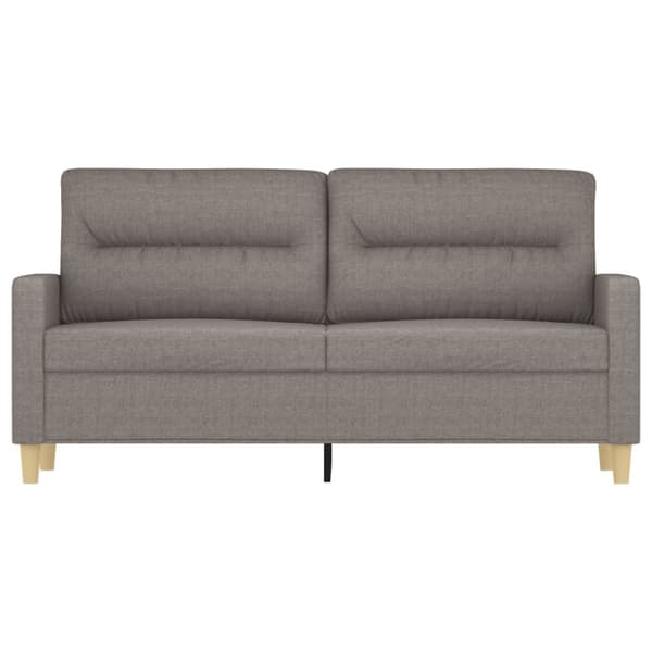 2-sitssoffa taupe 140 cm tyg