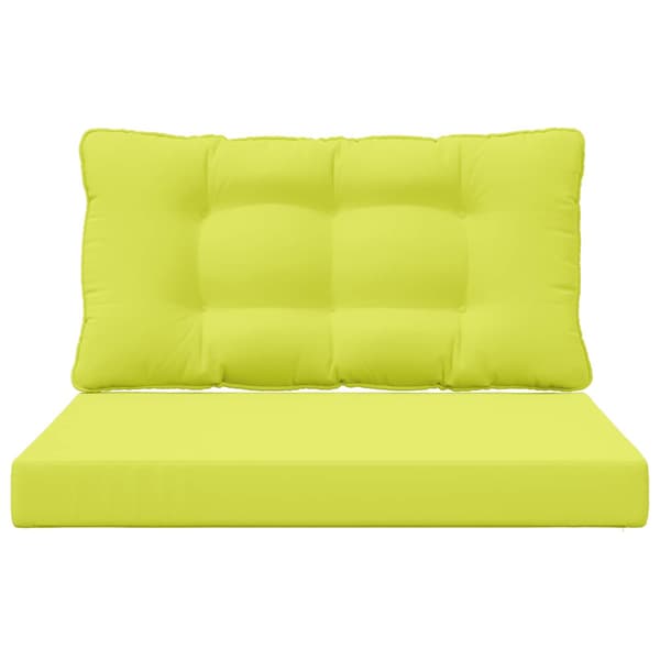 Utomhus Soffa Kudde 2 pcs Grön Polyester