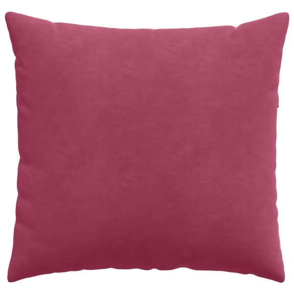 Sofakuddar 2 pcs Vinröd 50 x 50 cm Kordread tyg