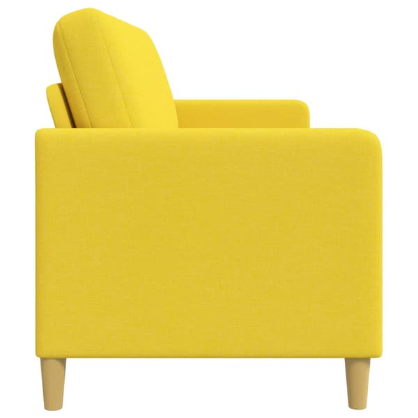 Soffa med förvaring Ljusgul 172 x 78 x 87 cm Polyester