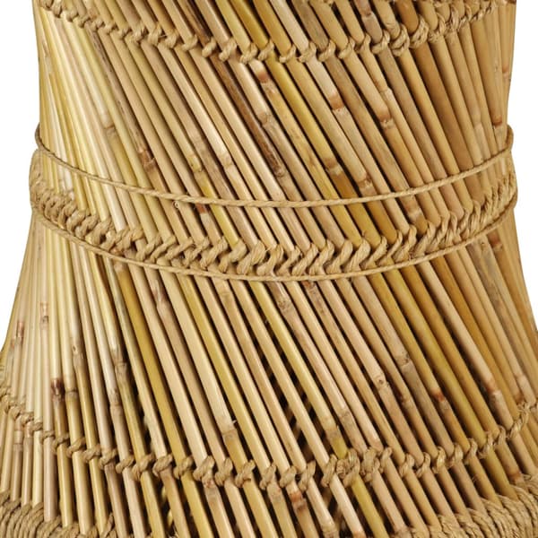 Soffbord bambu oktogon 60x60x45 cm