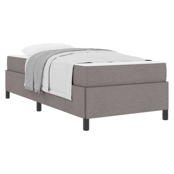 Bäddfjäder Taupe 100 x 200 cm tyg