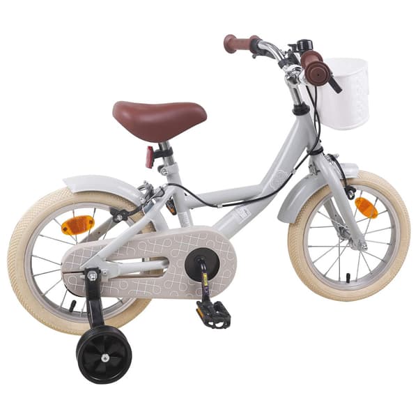 Barncykel 12 Tum för 2-4 åringar Ljusgrå