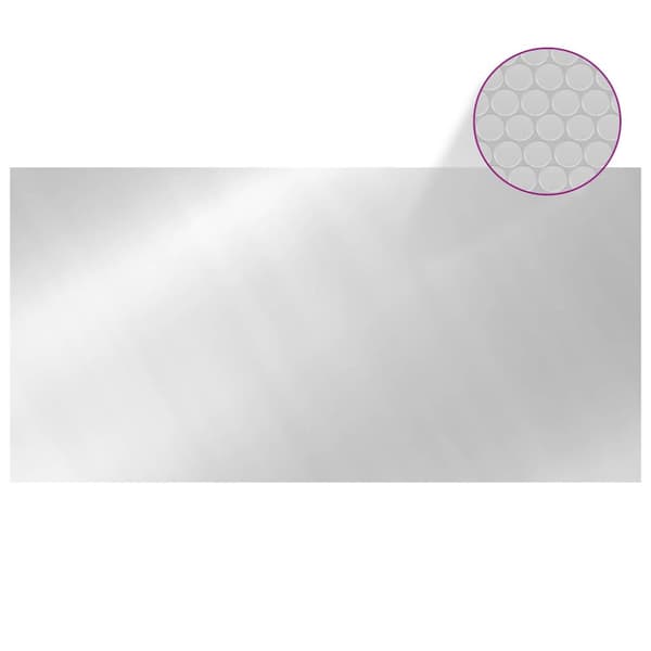 Poolskydd silver 549x274 cm PE