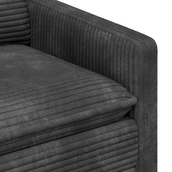 Soffa Mörkgrå 76 x 81 x 87,5 cm Polyester