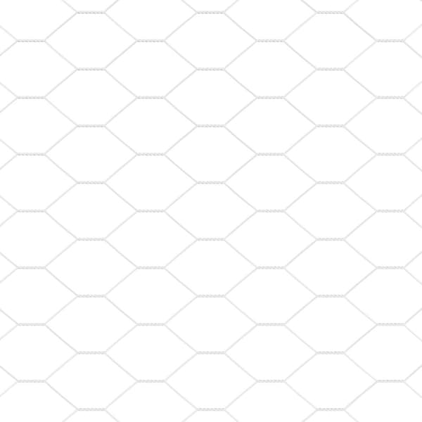 Hexagonstängsel Silver 0,8 x 100 m Galvaniserat stål