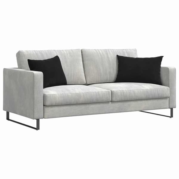 Sofakuddar 2 pcs Svart 60 x 40 cm Kordread tyg