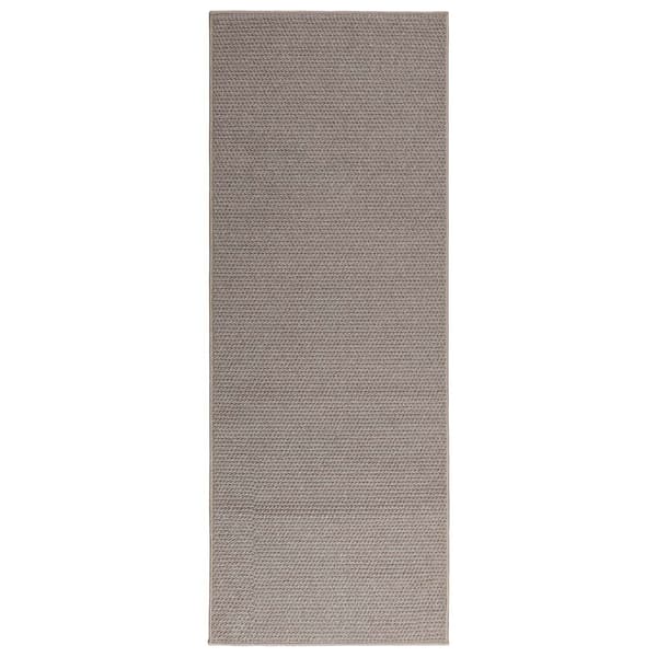 Områdesmattor Rektangulär LUGO Taupe 80 x 200 cm Polyester