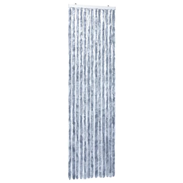 Insektsdraperi silver 56x185 cm chenille