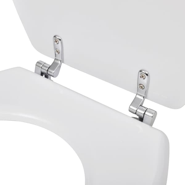 Toalettsits MDF lock enkel design vit