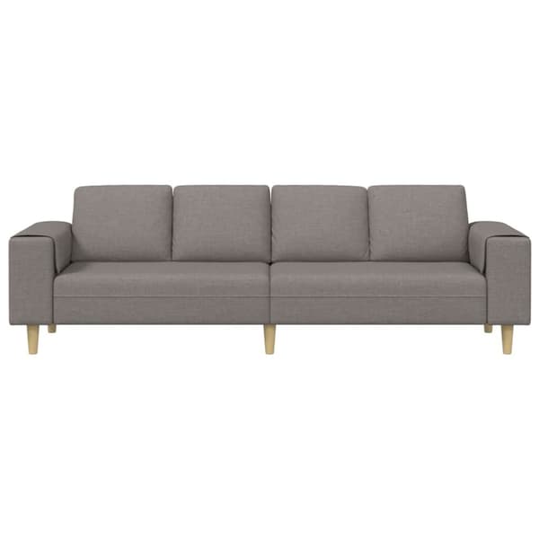 Vardagsrumsoffa Taupe 250 x 77 x 76 cm Polyester