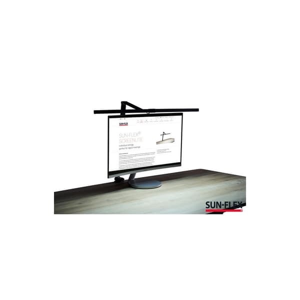 Lampa SUN-FLEX Screenlite LED svart