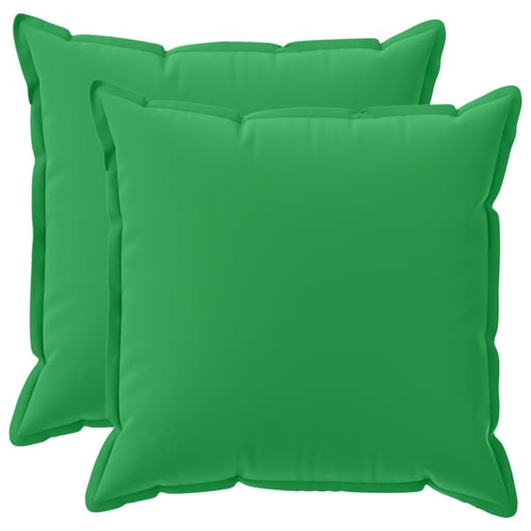 Kuddöverdrag 2 st HOUTEN Grön 55 x 55 cm Polyester