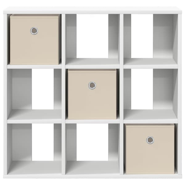 Sideboard med låda Vit 73,5 x 24 x 69,5 cm