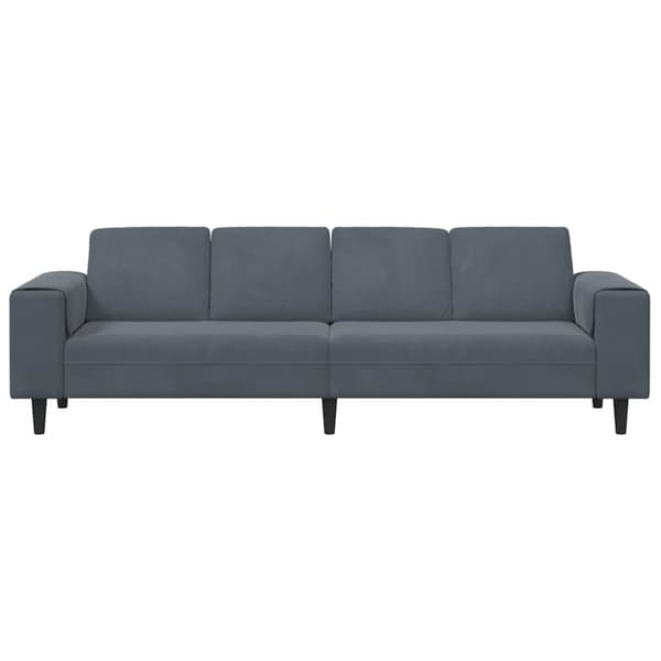 Vardagsrumsoffa Mörkgrå 250 x 77 x 76 cm