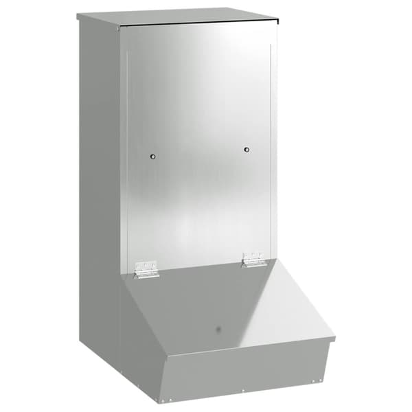 Gris Matare Silver 55 x 38 x 76 cm Galvaniserat Stål