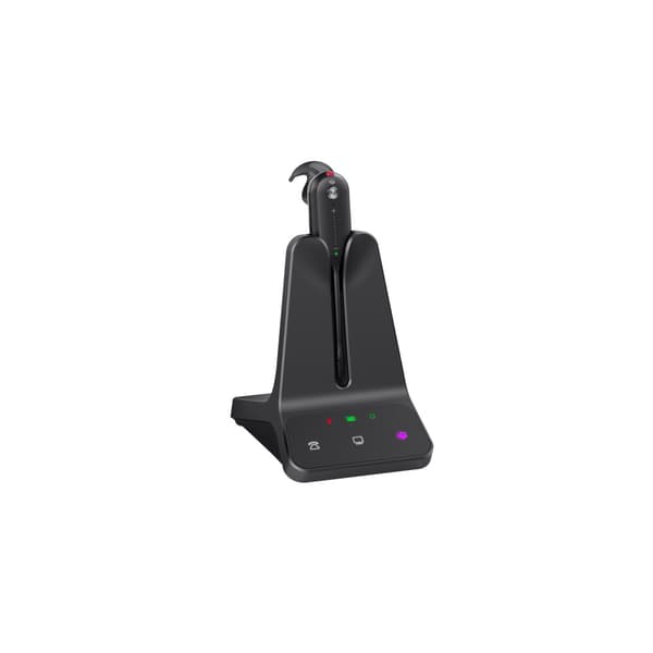 Yealink WH63 - E2 - headset - USB-A via DECT-adapter