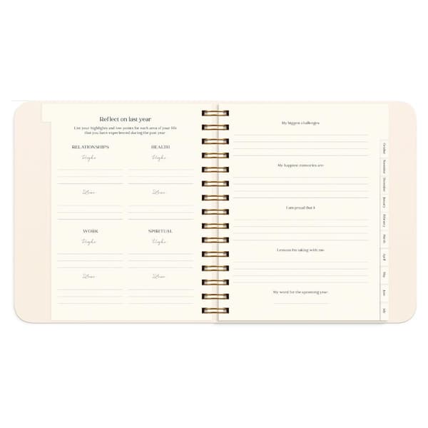 Life Planner Delicate Flowers 2027