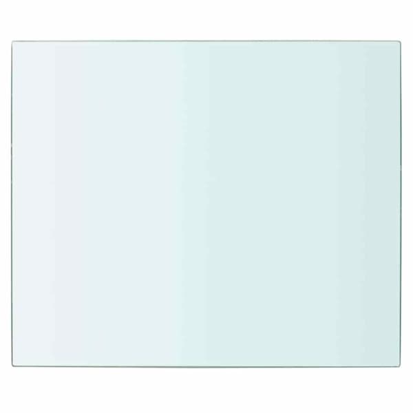 Hyllplan 2 st glas genomskinlig 30x20 cm