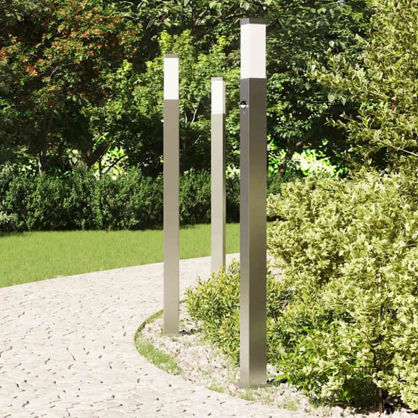 Pollare med sensor 3 st 110 cm rostfritt stål IP44