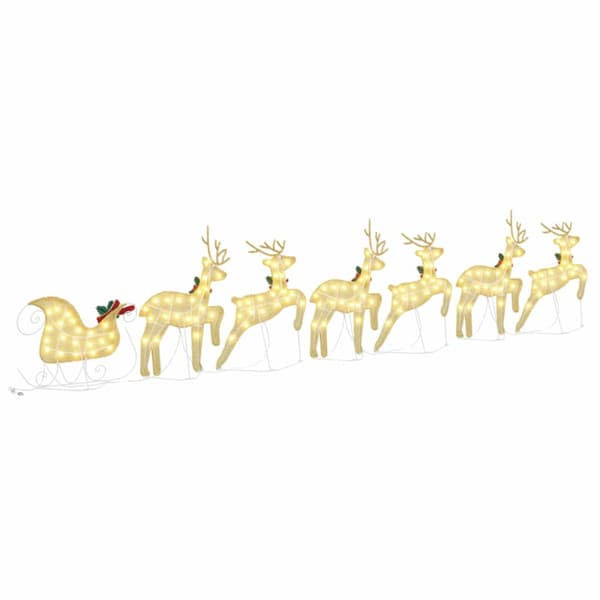 LED Renar 7 pcs Guld tyg