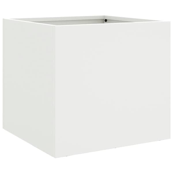 Odlingslåda vit 32x30x29 cm stål