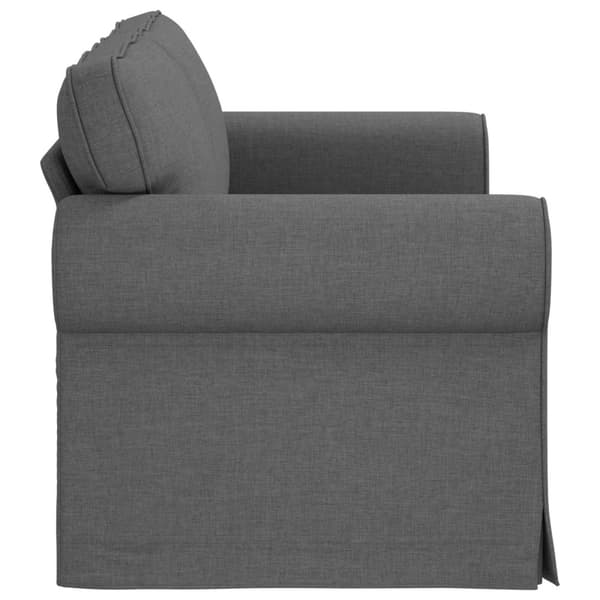 Soffa Mörkgrå 175 x 82 x 80 cm tyg
