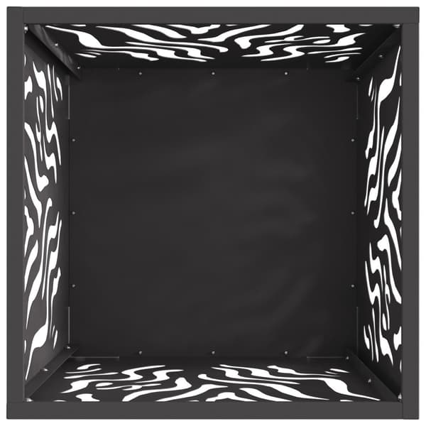 Eldstad Svart 40 x 40 x 40 cm Stål
