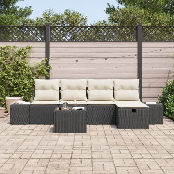 Soffset med kudde 6 pcs konstrotting