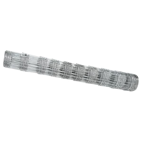 Stängsel för åker / äng Silver 25 x 1 m Galvaniserat stål