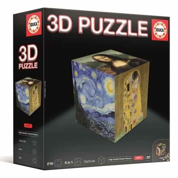 Educa 3D-pussel Kub konst