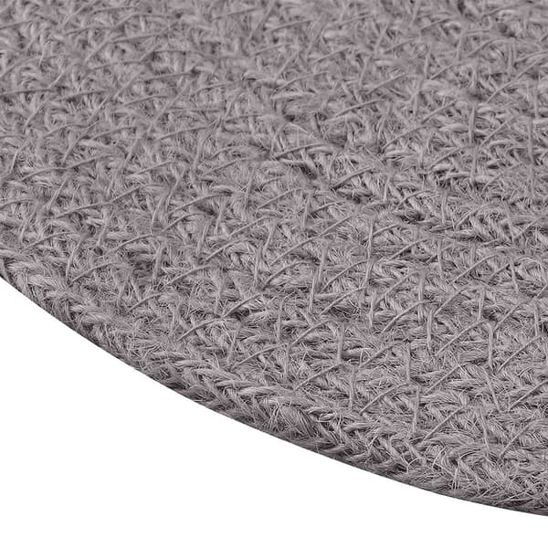 Jute Placemats 6 st Grå 100% Tossa Jute