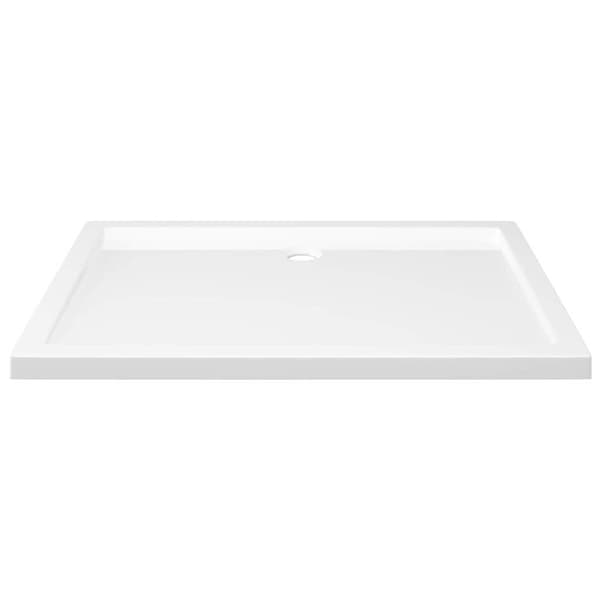 Duschkar rektangulärt ABS vit 80x110 cm
