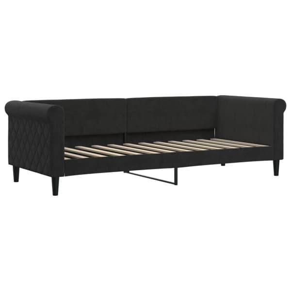 Dagbädd svart 80x200 cm sammet