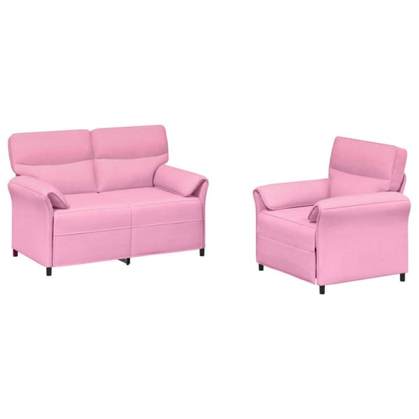 Soffset 2 st Rosa Tyg