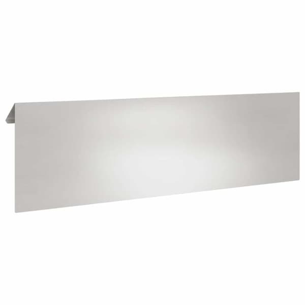 Snigelfence 16 pcs Silver 100 x 3,5 x 25 cm Rostfritt stål