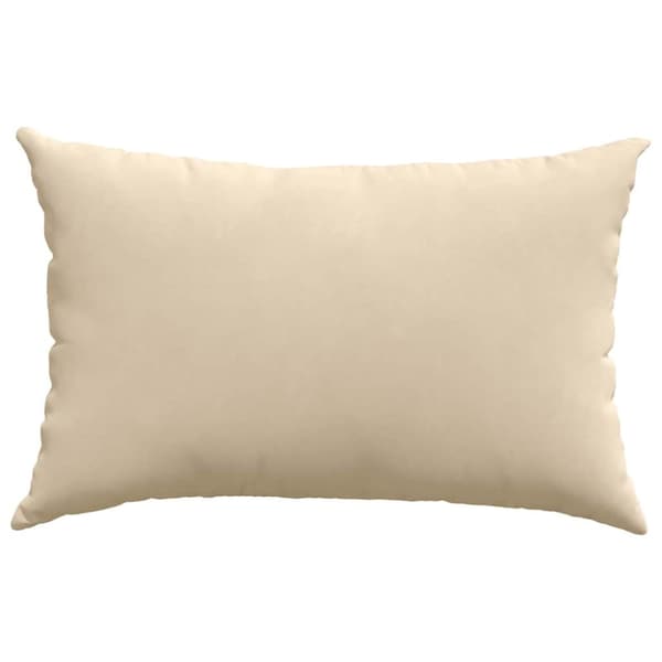 Sofakuddar 2 pcs Kräm 60 x 40 cm tyg