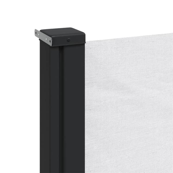 Infällbar sidomarkis vit 160x600 cm