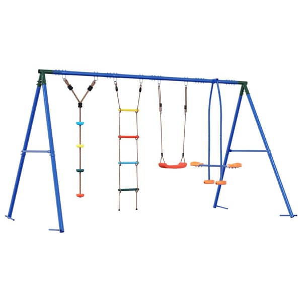 Utegunga set Flerfärgsdesign Stål och PE