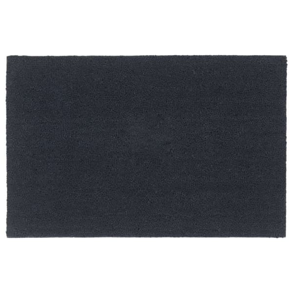 Dörrmatta mörkgrå 65x100 cm tuftad kokos