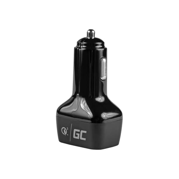 Green Cell strömadapter för bil - USB, USB-C - 42 watt
