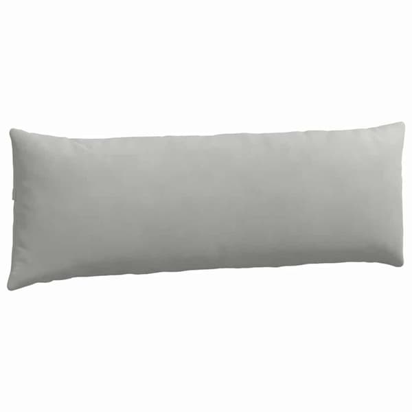 Sofakuddar 2 pcs Ljusgrå 120 x 40 cm tyg
