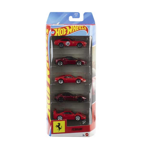 Hot Wheels Basics Ferrari 1:64 5-pack