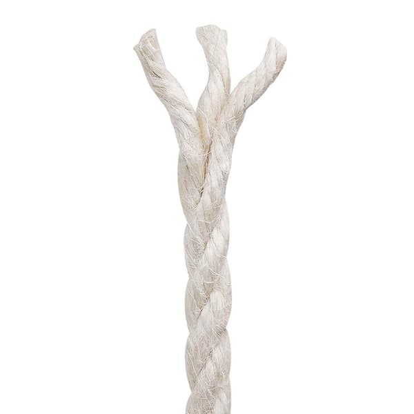 Jutegarn 4 Vit 100% Tossa jute