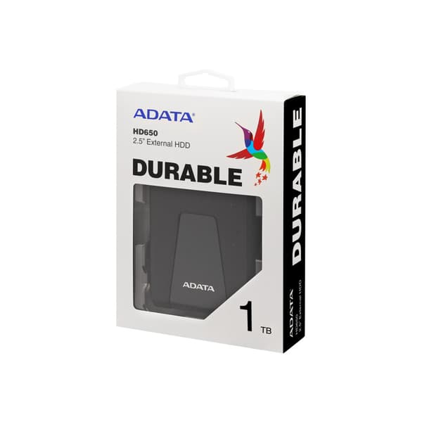 ADATA DashDrive Durable HD650 - hårddisk - 1 TB - USB 3.1