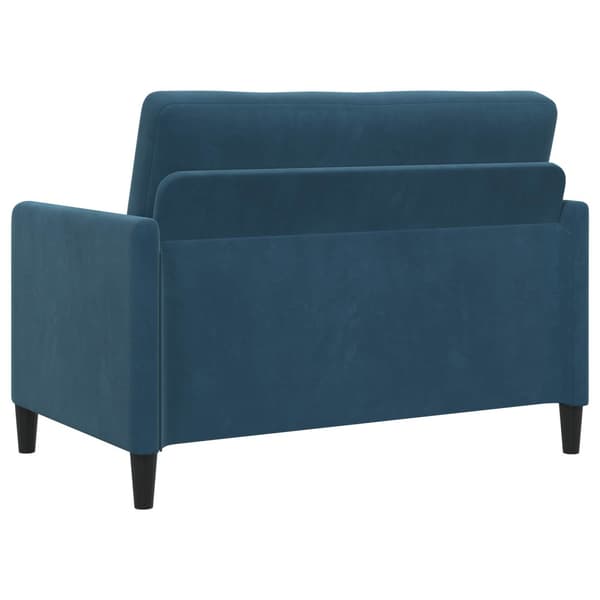 Soffa med förvaring Blå 122 x 78 x 87 cm Polyester